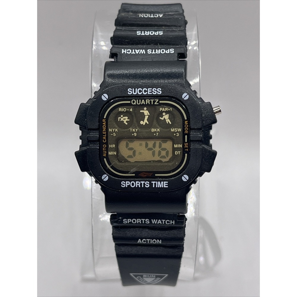 Success Sports‎ Time Women's Auto Calendar Sports Digital Watch- New Battery